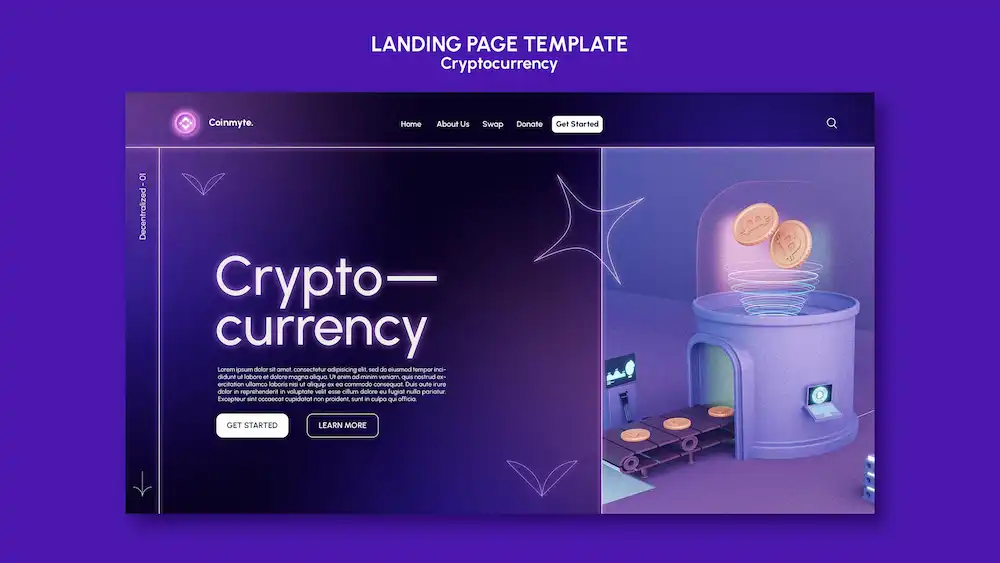 طراحی سایت صرافی ارز دیجیتال