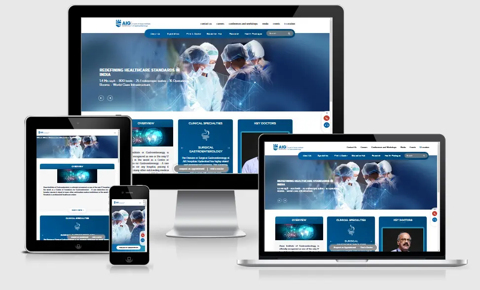 نمونه طراحی سایت پزشکی