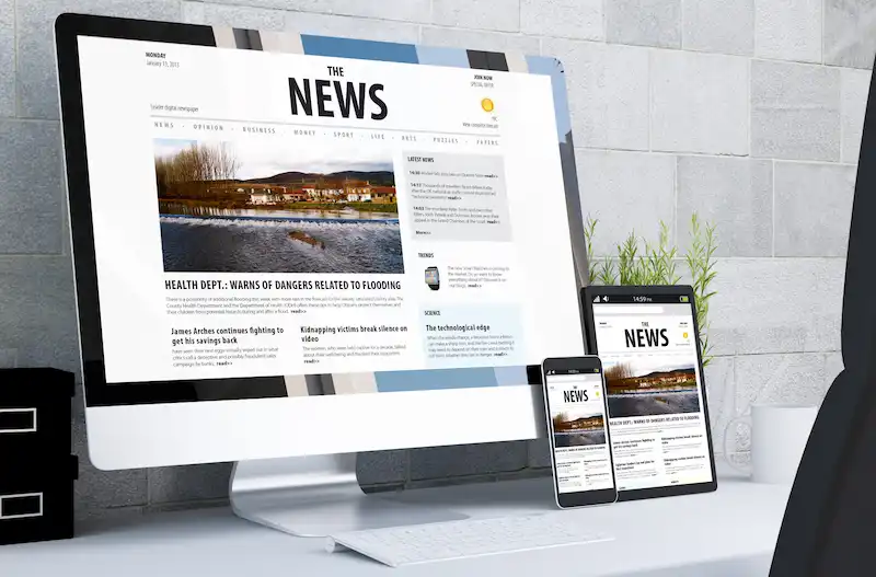 طراحی سایت خبری