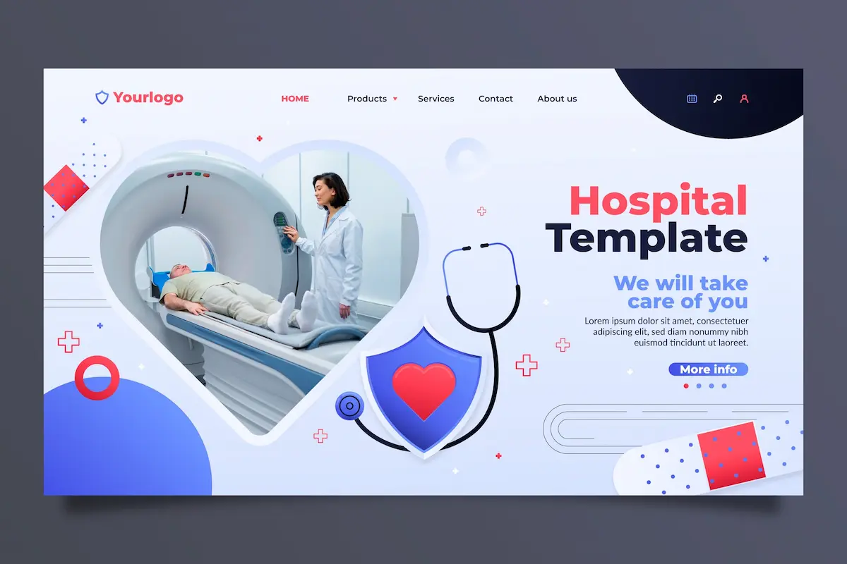 طراحی سایت بیمارستان