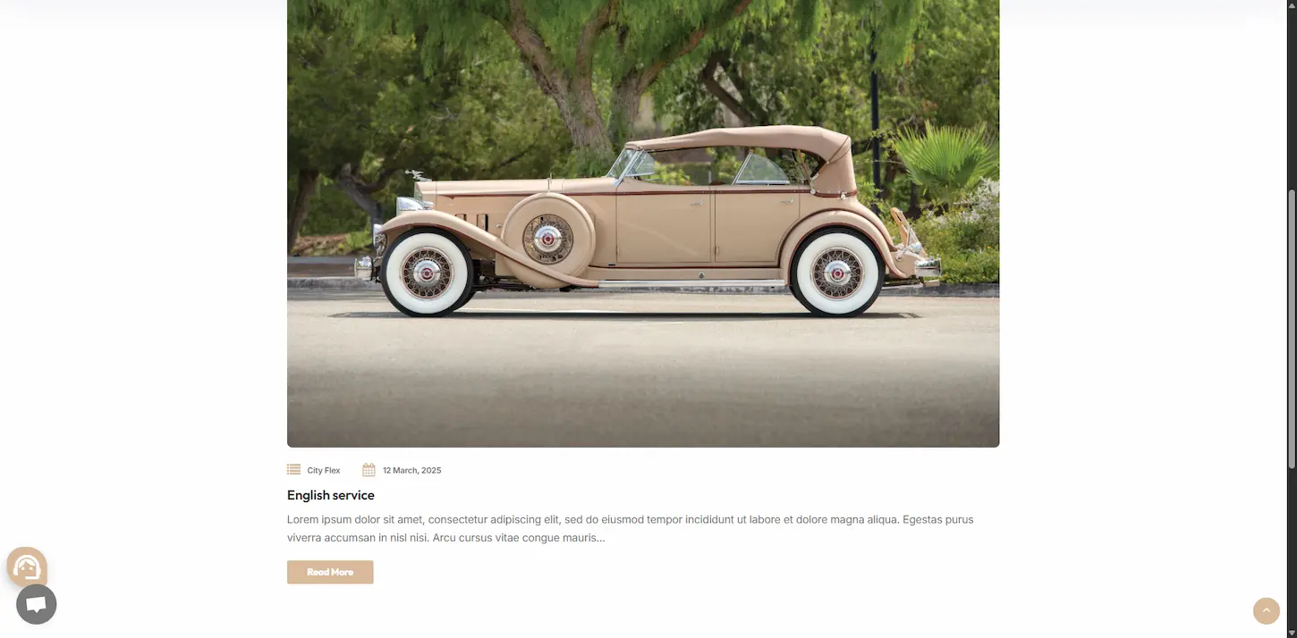 وب سایت خدمات حمل و نقل سیتی فلکس