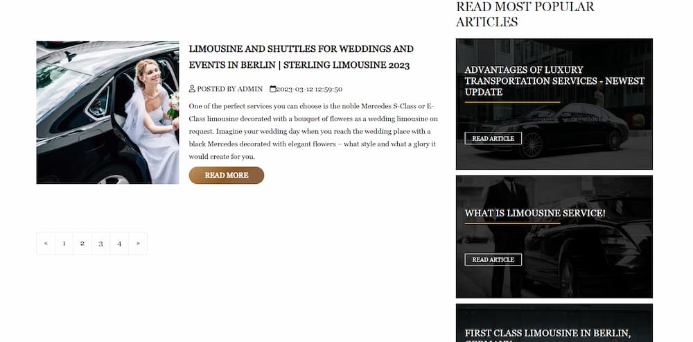 سایت و اپلیکیشن خدمات اجازه خودرو استرلینگ لیموزین