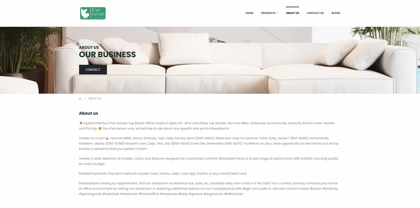 سایت فروشگاهی مبلمان اداری