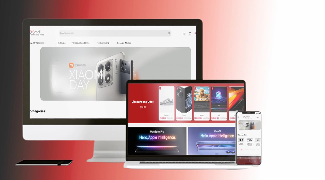 وب سایت فروشگاهی چند منظوره مشابه آمازون